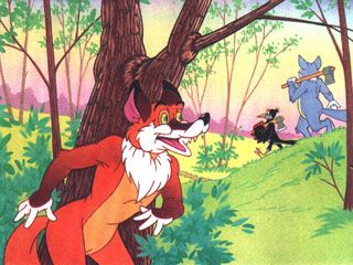 А лиса тут как тут