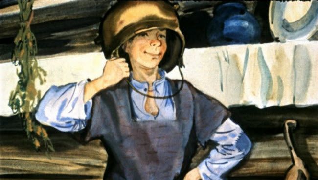 Петер взял кастрюлю