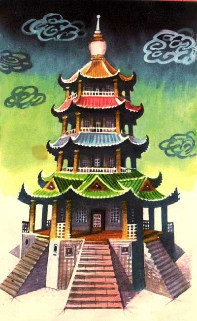 стоит великолепный дворец