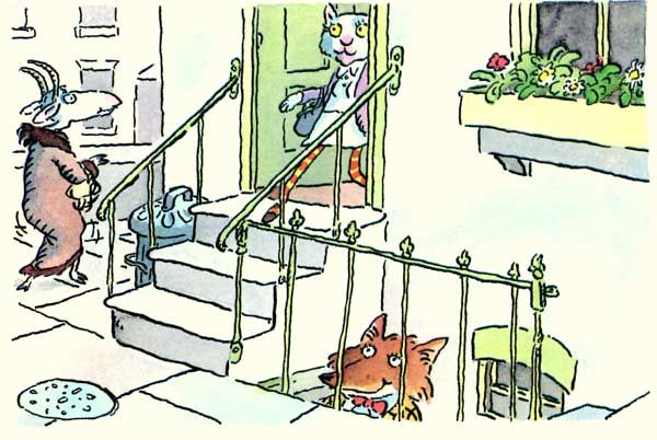 Лис не замедлил узнать, где она живёт