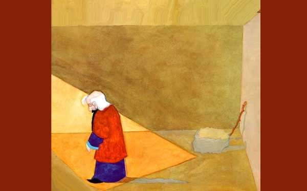 я всё тот же простой человек с седыми волосами и чёрной бородой