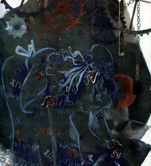 Старуха сняла со стены ключ