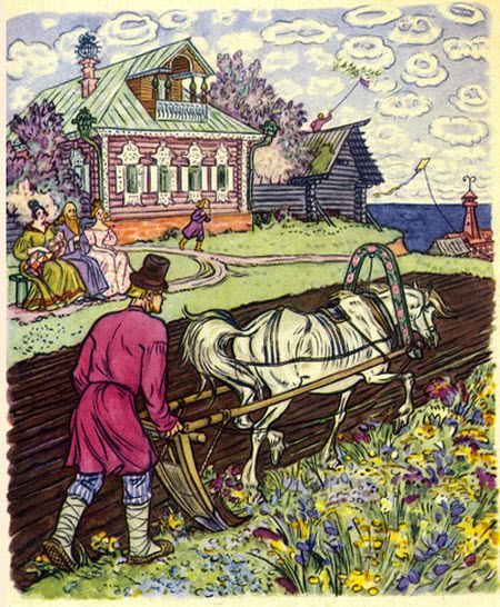 Лошадь запряжёт, полосу вспашет