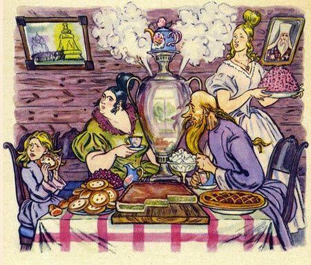 Начал он глядеть на Балду посмелее