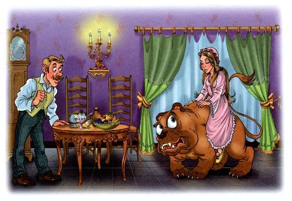 На спине у собаки лежала спящая принцесса