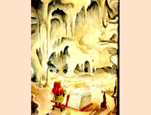 гном записывал заказ