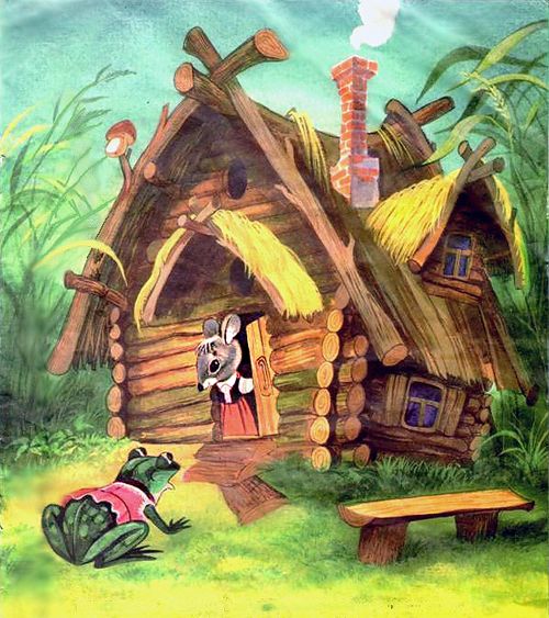 Прискакала к теремку лягушка-квакушка