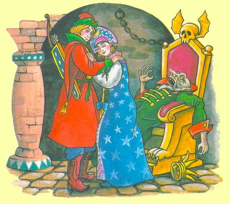 Иван-царевич с Василисой Прекрасной жили долго и счастливо до глубокой старости